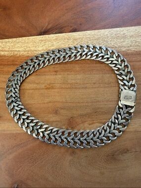 Unisex Mexican Sterling Silver Choker